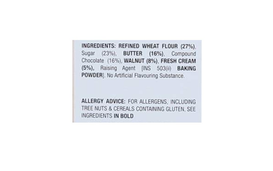 Atul Bakery Cookiestreet Walnut Fudge Cookies   Box  150 grams